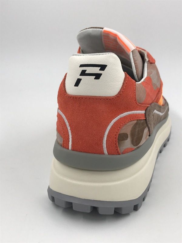 Floris her runner suède oranje (SFM-10247-86-01 de gripper08.00 orange G1/2) - Stiletto Schoenen (Oudenaarde)