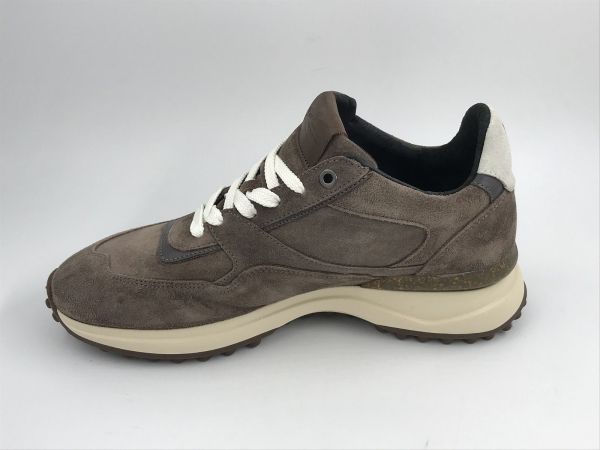 Floris her runner suède taupe (SFM-10139-34-02 noppi 29.45 taupe G1/2) - Stiletto Schoenen (Oudenaarde)