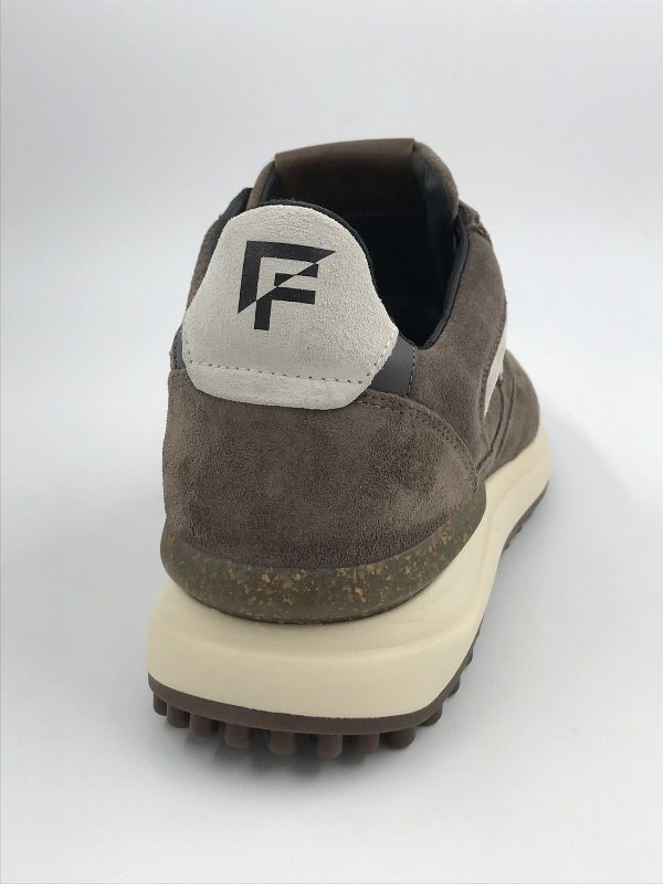 Floris her runner suède taupe (SFM-10139-34-02 noppi 29.45 taupe G1/2) - Stiletto Schoenen (Oudenaarde)