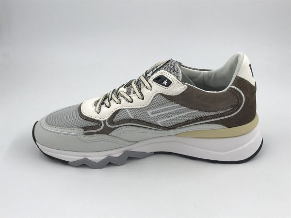 Floris her runner suède taupe (SFM-10198-34-01 de zager03.03 taupe G1/2) - Stiletto Schoenen (Oudenaarde)