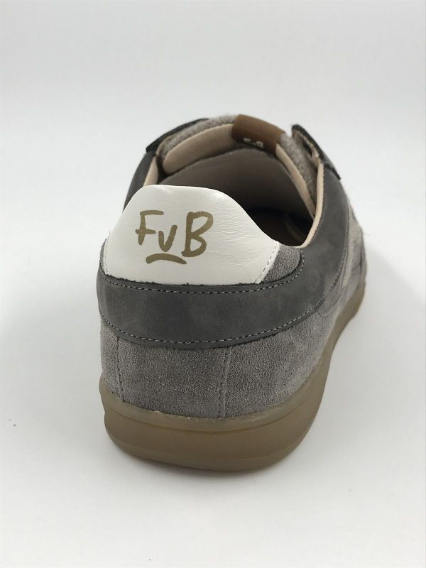 Floris her sneak suède grijs (SFM-10233-30-01 de zaler 04.07 grey G1/2) - Stiletto Schoenen (Oudenaarde)