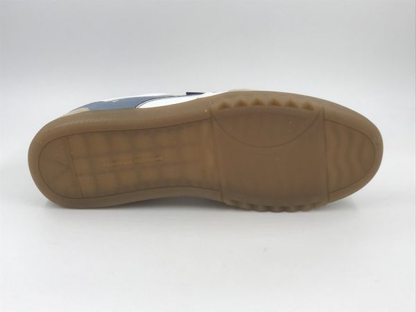 Floris her sneaker led wit/blauw (SFM-10224-60-05 de zaler01.18 white G1/2) - Stiletto Schoenen (Oudenaarde)