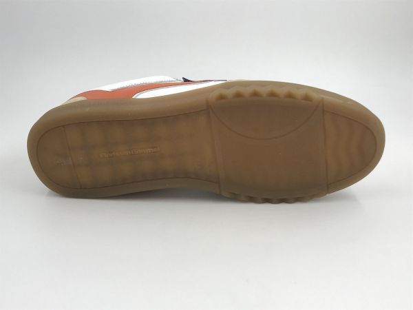 Floris her sneaker led wit/oranje (SFM-10224-86-01 de zaler01.00 orange G1/2) - Stiletto Schoenen (Oudenaarde)