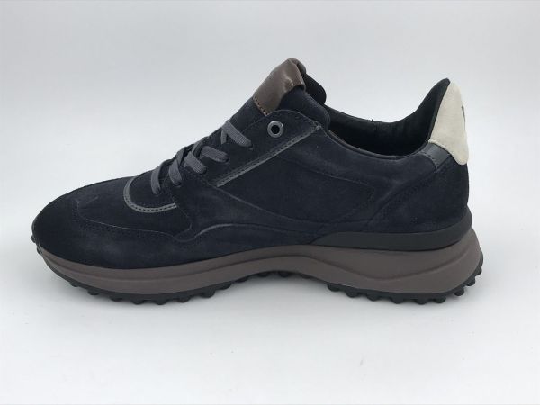 Floris her sneaker suède blauw (SFM-10139-41-04 noppi 26.69 darkblue G1/2) - Stiletto Schoenen (Oudenaarde)