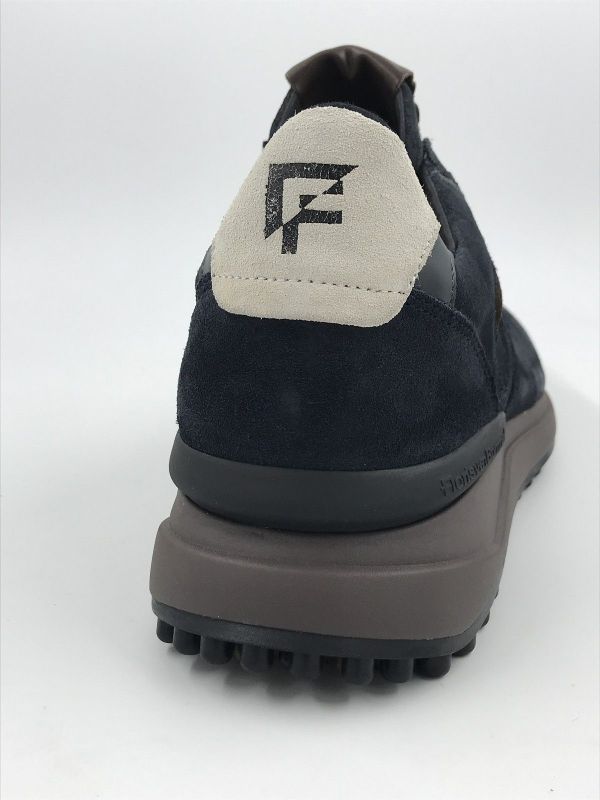 Floris her sneaker suède blauw (SFM-10139-41-04 noppi 26.69 darkblue G1/2) - Stiletto Schoenen (Oudenaarde)