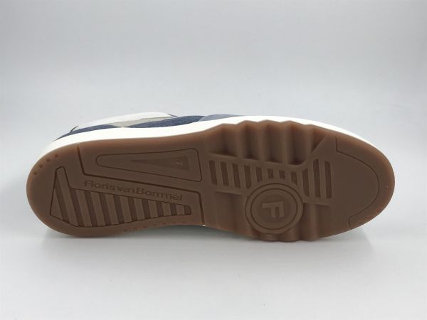 Floris her sneaker suède blauw (SFM-10143-42-03 de kupster05.22 lightblue G1/2) - Stiletto Schoenen (Oudenaarde)