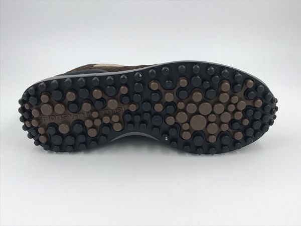 Floris her sneaker suède bruin (SFM-10139-21-02 noppi 29.70 darkBrown G1/2) - Stiletto Schoenen (Oudenaarde)