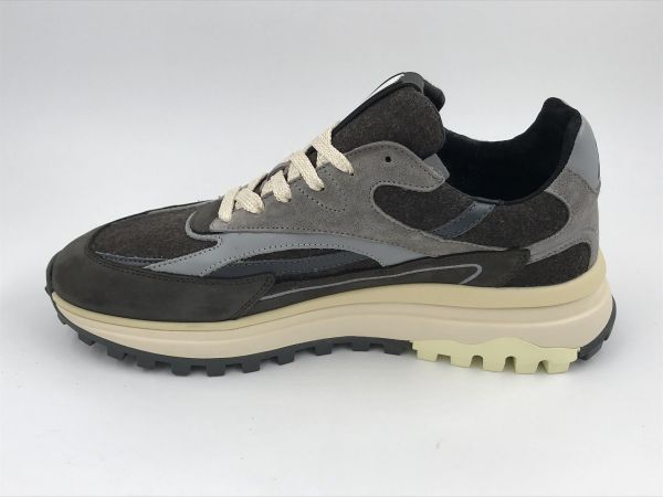Floris her sneaker suède bruin (SFM-10172-20-01 de gripper 02.17 brown G1/2) - Stiletto Schoenen (Oudenaarde)