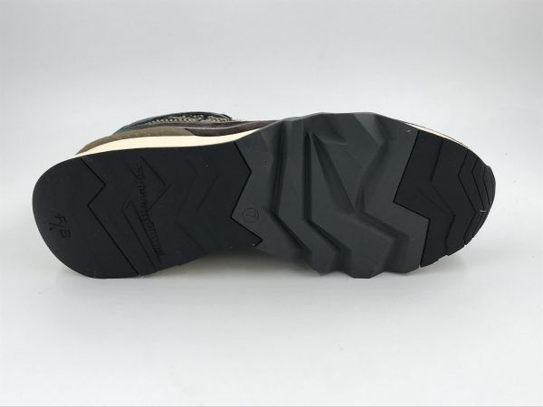Floris her sneaker suède bruin (SFM-10198-21-01 de zager 03.14 darkbrown G1/2) - Stiletto Schoenen (Oudenaarde)
