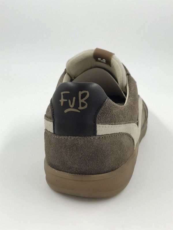 Floris her sneaker suède taupe (SFM-10224-34-01 de zaler01.28 taupe G1/2) - Stiletto Schoenen (Oudenaarde)