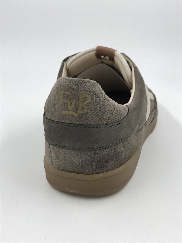 Floris her sneaker suède taupe (SFM-10233-34-01 de zaler04.00 taupe G1/2) - Stiletto Schoenen (Oudenaarde)