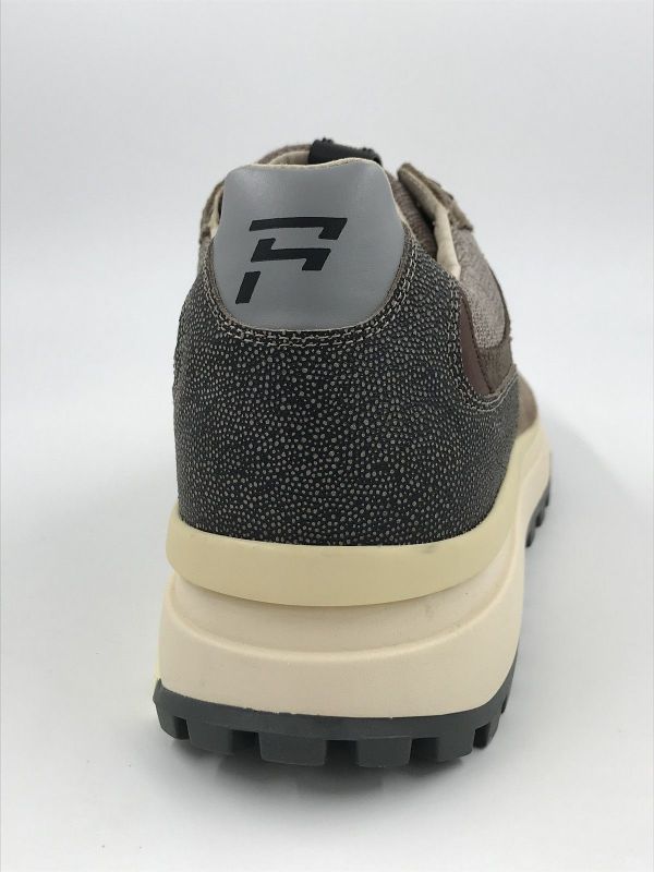 Floris her sneaker suède taupe (SFM-10238-34-03 de gripper 01.31 taupe G1/2) - Stiletto Schoenen (Oudenaarde)