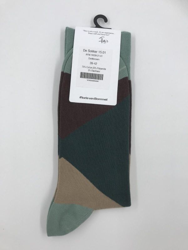 FVB socks (sokker15.01 AFM-10038-21-01 darkbrown) - Stiletto Schoenen (Oudenaarde)