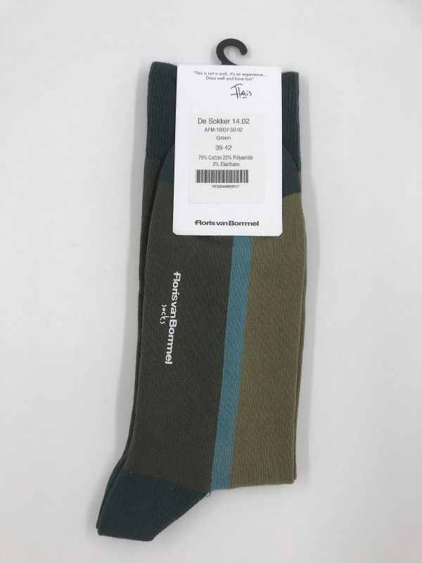 FVB socks (sokker14.02 AFM-10037-50-02 green) - Stiletto Schoenen (Oudenaarde)