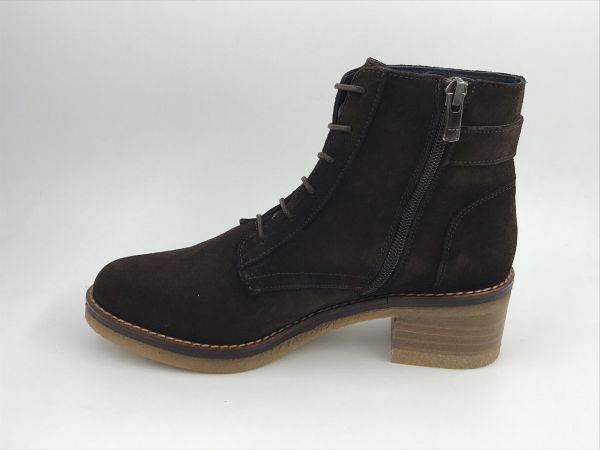 Fluchos dam bott nub café (8686 calf ebano) - Stiletto Schoenen (Oudenaarde)