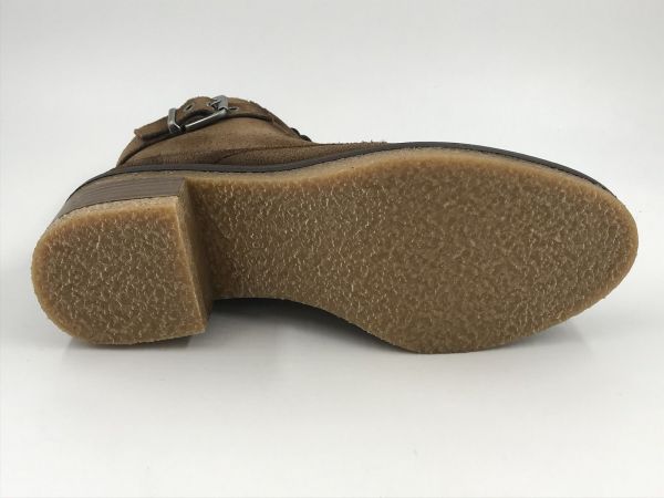 Fluchos dam bott suède tabaco (D8686-CA calf tabaco lucero) - Stiletto Schoenen (Oudenaarde)