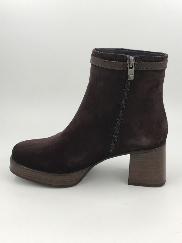 Fluchos dam Klaars led bruin (D9733-CASK calf+skimo mulberry+cafe) - Stiletto Schoenen (Oudenaarde)