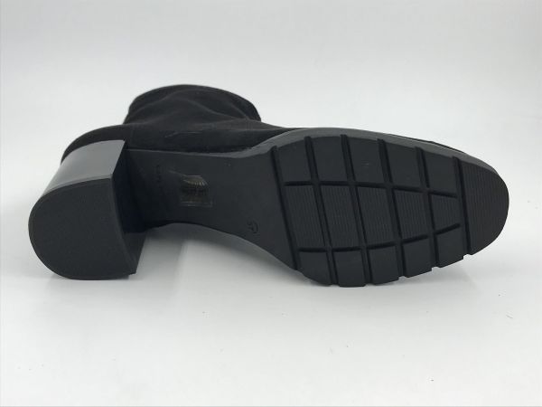 Fluchos dam Klaars suède zwart (D9806-DA daino negro sesma) - Stiletto Schoenen (Oudenaarde)