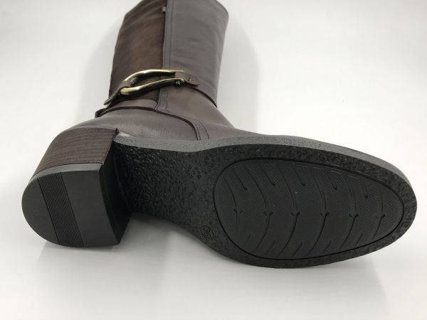 Fluchos dam Llaars led bruin (D9752-SKST skimo+strech cafe aroma) - Stiletto Schoenen (Oudenaarde)