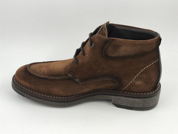 Fluchos her bot suède bruin (1820 KASPER afelpado antilope+com1) - Stiletto Schoenen (Oudenaarde)