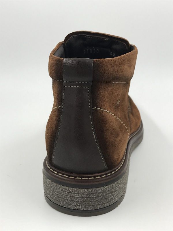 Fluchos her bot suède bruin (1820 KASPER afelpado antilope+com1) - Stiletto Schoenen (Oudenaarde)
