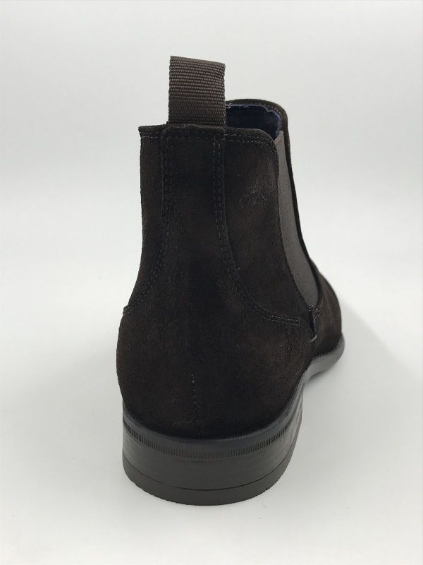 Fluchos her chelsea suède bruin (9211 ALEX afelpado cafe marino) - Stiletto Schoenen (Oudenaarde)