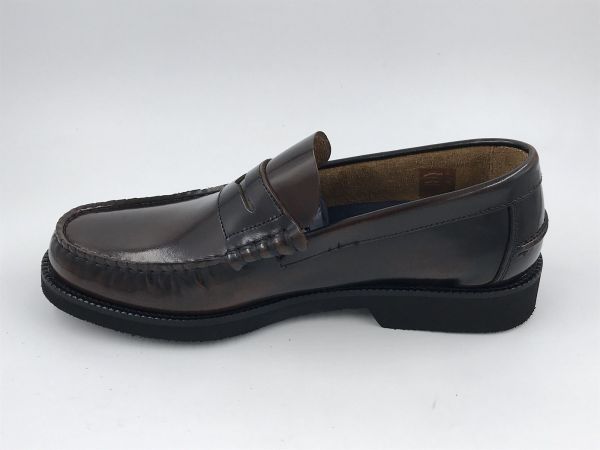 Fluchos her moc led bruin (0047 STAMFORT florentick conac) - Stiletto Schoenen (Oudenaarde)