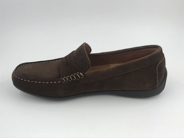 Fluchos her moc suède bruin (2207 afelpado chocolate) - Stiletto Schoenen (Oudenaarde)