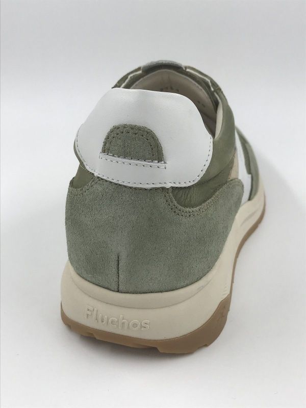Fluchos her runner suède groen (2404 afelpado verdial) - Stiletto Schoenen (Oudenaarde)