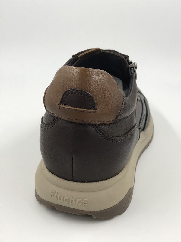 Fluchos her sneaker led bruin (2530 KARTER habana castano+com2) - Stiletto Schoenen (Oudenaarde)