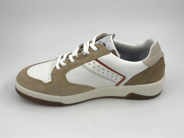 Fluchos her sneaker led wit/beige (1954 serraje afelpado arena com1) - Stiletto Schoenen (Oudenaarde)
