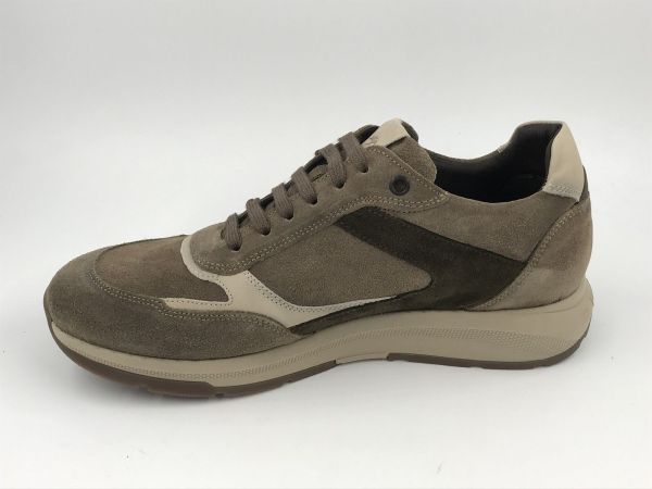 Fluchos her sneaker suède taupe (2531 KARTER afelpado marmota+com4) - Stiletto Schoenen (Oudenaarde)