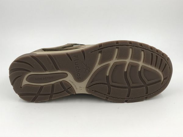 Fluchos her sneaker suède taupe (2531 KARTER afelpado marmota+com4) - Stiletto Schoenen (Oudenaarde)