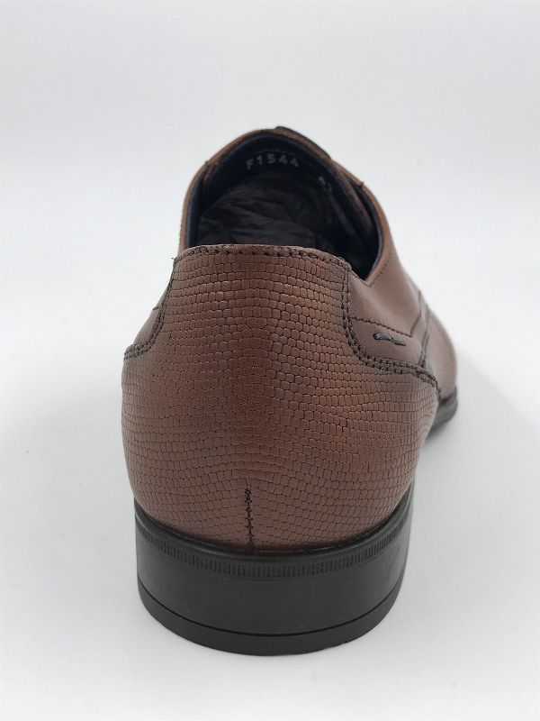 Fluchos her veterschoen led cognac (1544 GOLEM habana polisandro+com5) - Stiletto Schoenen (Oudenaarde)