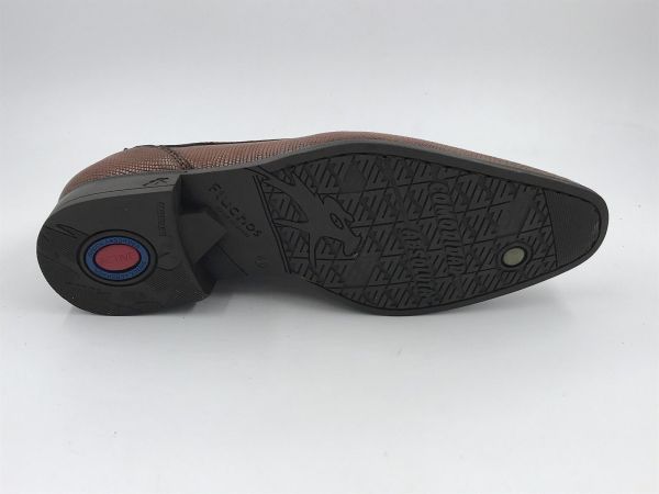 Fluchos her veterschoen led cognac (1544 GOLEM habana polisandro+com5) - Stiletto Schoenen (Oudenaarde)