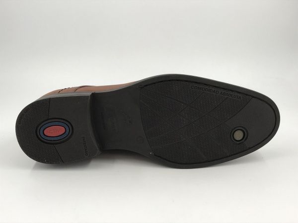 Fluchos her veterschoen led cognac (2488 NANTES habana polisandro+com4) - Stiletto Schoenen (Oudenaarde)