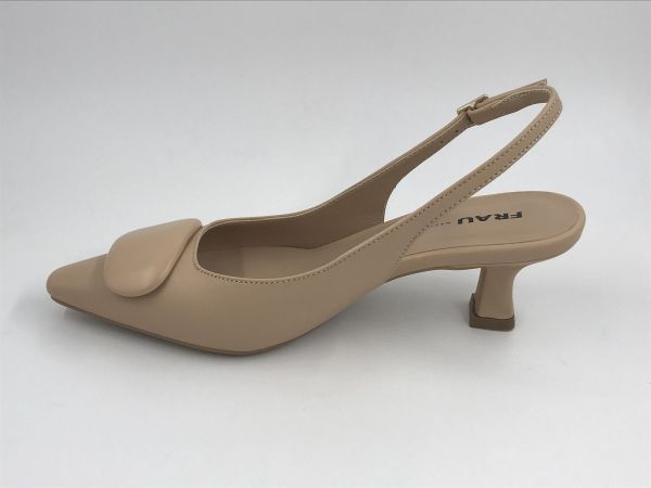 Frau dam dec/sand led beige  (81P1 nappa cookie) - Stiletto Schoenen (Oudenaarde)