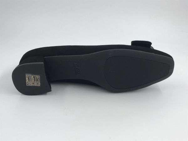 Frau dam dec suède zwart (92A3 daino nero) - Stiletto Schoenen (Oudenaarde)