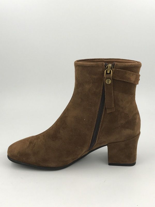 Frau dam Klaars suède cognac (A68C3 softy chiffon snuff) - Stiletto Schoenen (Oudenaarde)