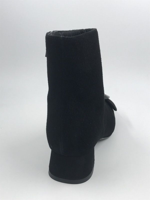 Frau dam KLaars suède zwart (92A9 daino nero) - Stiletto Schoenen (Oudenaarde)