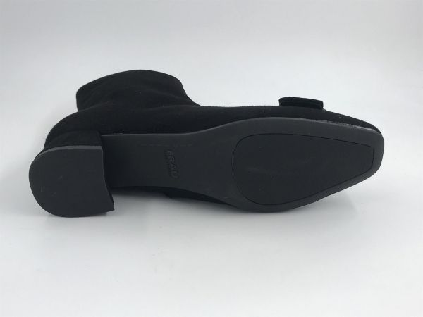 Frau dam KLaars suède zwart (92A9 daino nero) - Stiletto Schoenen (Oudenaarde)