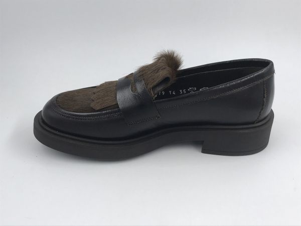 Frau dam moc led/pony bruin (79Y4 horsy alias T. moro) - Stiletto Schoenen (Oudenaarde)