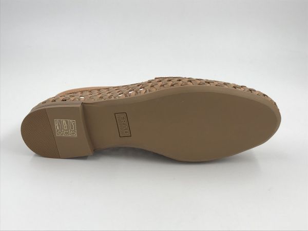 Frau dam moc led tressé cognac (95V6 venezia coockie butter) - Stiletto Schoenen (Oudenaarde)