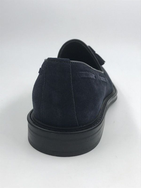 Frau her moc suède blauw (71A2159 softy blu) - Stiletto Schoenen (Oudenaarde)