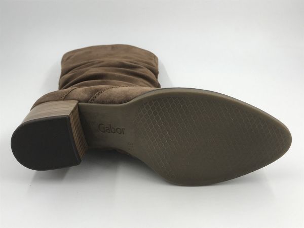 Gab dam 3/4 laars suède camel (72.994.41 dreamvelour whisky) - Stiletto Schoenen (Oudenaarde)
