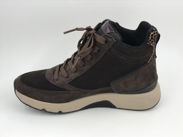 Gab dam basket rolling led bruin (56.887.43 rolling samt/drill/ chocolate) - Stiletto Schoenen (Oudenaarde)