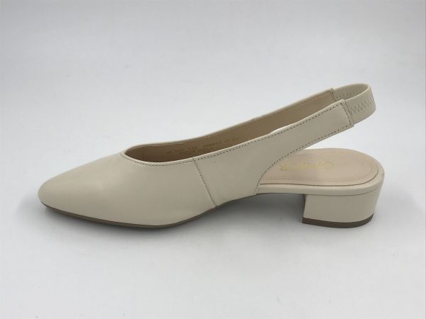 Gab dam dec/sand led ecru (81.520.22 nappa nava panna F) - Stiletto Schoenen (Oudenaarde)