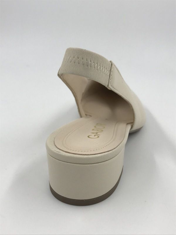 Gab dam dec/sand led ecru (81.520.22 nappa nava panna F) - Stiletto Schoenen (Oudenaarde)