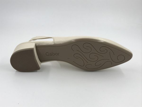 Gab dam dec/sand led ecru (81.520.22 nappa nava panna F) - Stiletto Schoenen (Oudenaarde)