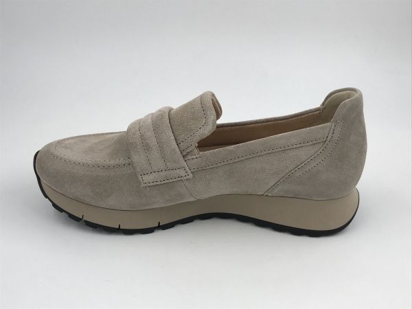 Gab dam moc suède beige (72.475.41 dreamvelour silk) - Stiletto Schoenen (Oudenaarde)